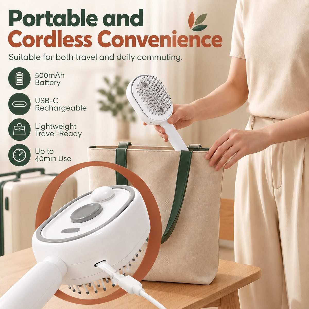 Electric Steam Hair Comb